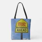 Niet-gerealiseerd potentieel tote bag (Achterkant)