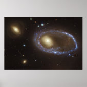 Niet-gereduceerde galaxy AM 0644-741 met dezelfde Poster (Voorkant)
