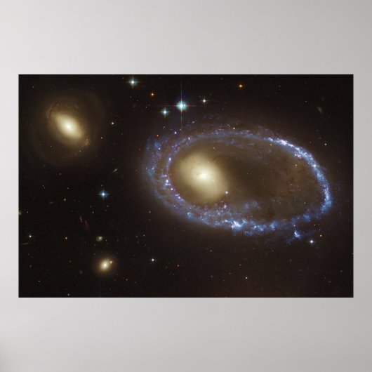 Niet-gereduceerde galaxy AM 0644-741 met dezelfde  Poster (Voorkant)