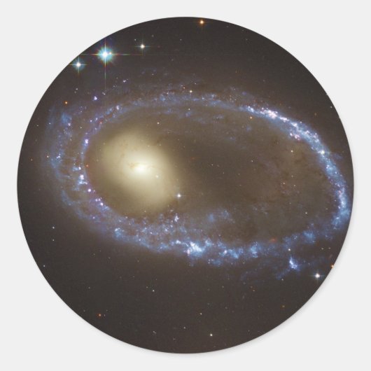 Niet-gereduceerde galaxy AM 0644-741 met dezelfde Ronde Sticker (Voorkant)
