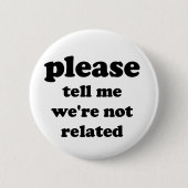 Niet gerelateerd ronde button 5,7 cm (Voorkant)