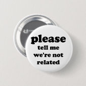 Niet gerelateerd ronde button 5,7 cm (Voorkant /achterkant)
