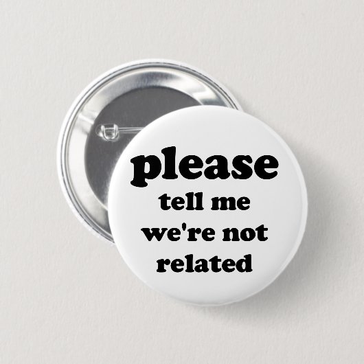 Niet gerelateerd ronde button 5,7 cm (Voorkant /achterkant)