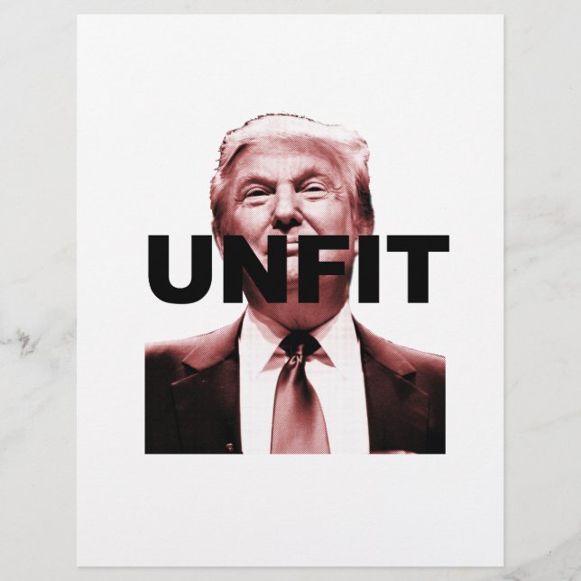 Niet geschikt om President te zijn (Voorkant)