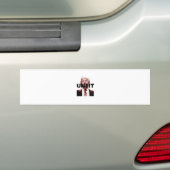 Niet geschikt om President te zijn Bumpersticker (Op auto)