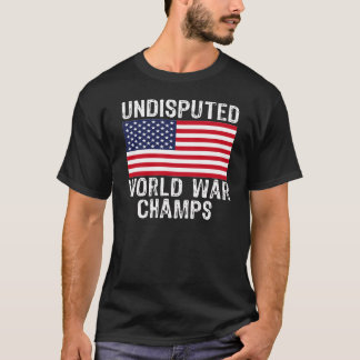 NIET-GESCHILLEERDE WERELDWAR-CHAMPS T-SHIRT