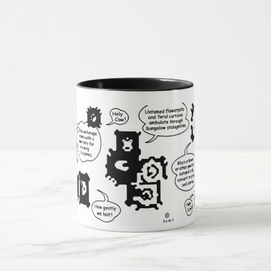 Niet-getamed Flowerpots Mok (Midden)