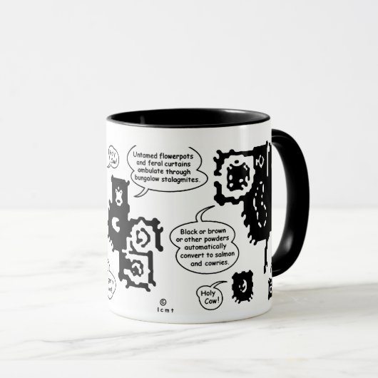 Niet-getamed Flowerpots Mok (Voorkant rechts)