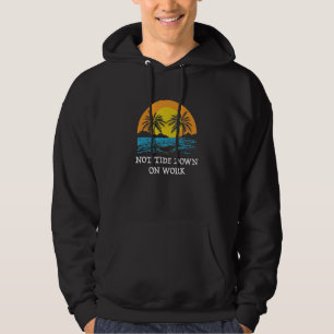 Niet getijde afhankelijk werk zomerbaan tropische hoodie