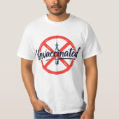 Niet-gevaccineerd T-shirt (Voorkant)