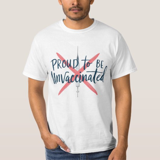 Niet-gevaccineerd T-shirt (Voorkant)