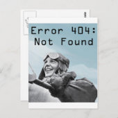 Niet gevonden briefkaart (Voorkant / Achterkant)