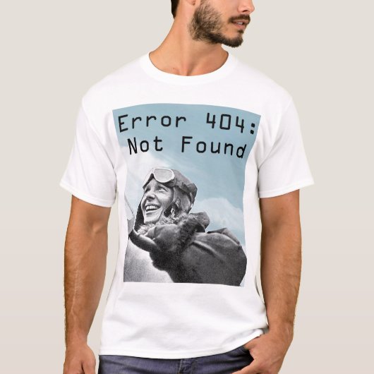 Niet gevonden t-shirt (Voorkant)