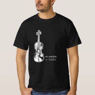 Niet-gewelddadige, landelijke muziekcadeautjes t-shirt