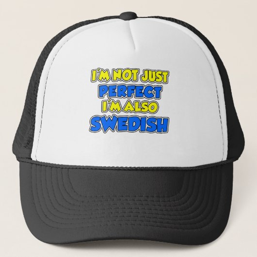 Niet gewoon perfect Zweeds Trucker Pet (Voorkant)