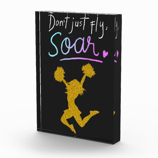 Niet gewoon vliegen, Soar! Girls Cheerleading Fotoblokken (Rechts)