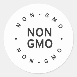 Niet-GGO Ronde Sticker