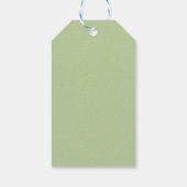 Niet-GGO-vriendelijk milieuvriendelijk natuurmerk  Cadeaulabel (Achterkant)