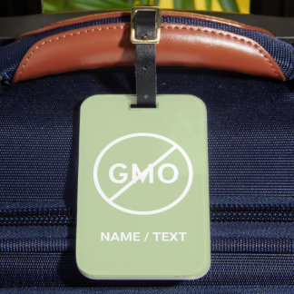 Niet-GGO-vriendelijke, milieuvriendelijke merkbaga Bagagelabel
