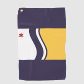 Niet-glijdende hoofdbanden golfhanddoek (Voorkant)