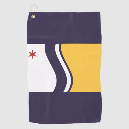 Niet-glijdende hoofdbanden golfhanddoek (Voorkant)