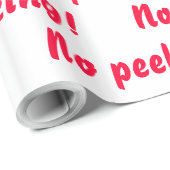 Niet gluren! Cadeaupapier (Rol Hoek)