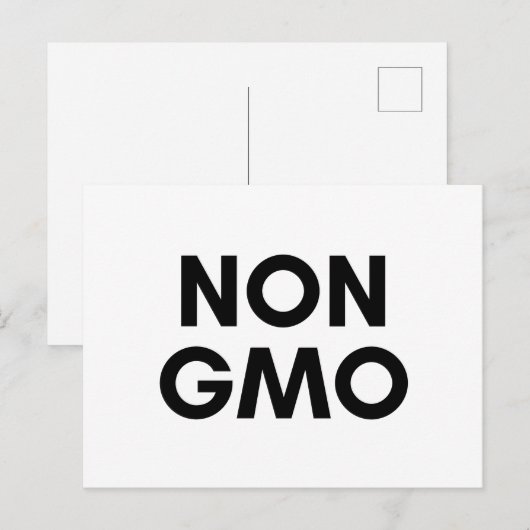 niet - gmo briefkaart (Voorkant / Achterkant)