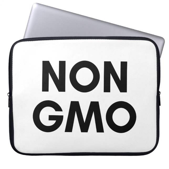 niet - gmo laptop sleeve (Voorkant)