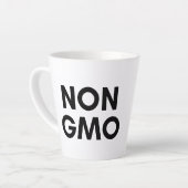 niet - gmo latte mok (Linkerhoek)