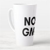 niet - gmo latte mok (Linkerhoek)
