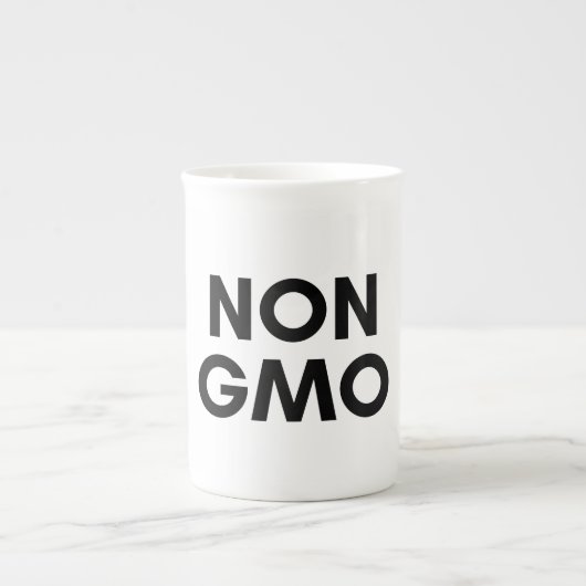 niet - gmo porselein kop (Voorkant)