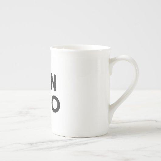 niet - gmo porselein kop (Rechts)