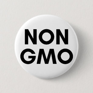 niet - gmo ronde button 5,7 cm