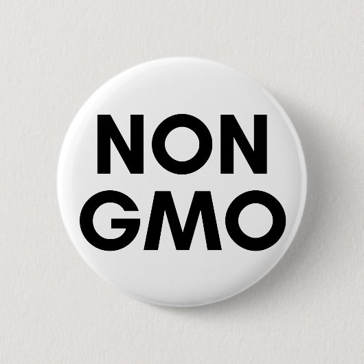 niet - gmo ronde button 5,7 cm (Voorkant)