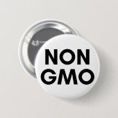 niet - gmo ronde button 5,7 cm (Voorkant /achterkant)