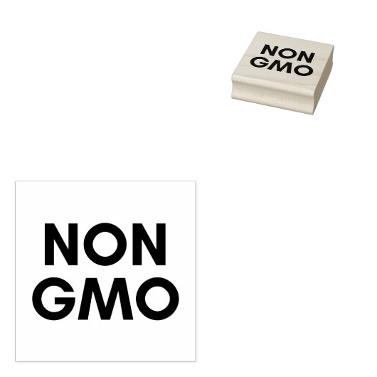 niet - gmo rubberstempel (Gestempeld)