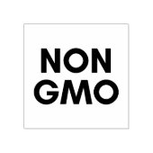 niet - gmo rubberstempel (Afrduk)