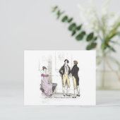 Niet goed genoeg, Jane Austen Pride & Prejudice Briefkaart (Staand voorkant)