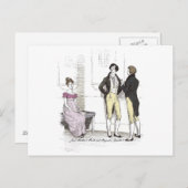 Niet goed genoeg, Jane Austen Pride & Prejudice Briefkaart (Voorkant / Achterkant)