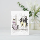 Niet goed genoeg, Jane Austen Pride & Prejudice Briefkaart (Staand voorkant)