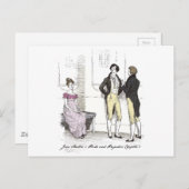 Niet goed genoeg, Jane Austen Pride & Prejudice Briefkaart (Voorkant / Achterkant)