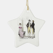 Niet goed genoeg, Jane Austen Pride & Prejudice Keramisch Ornament (Rechts)