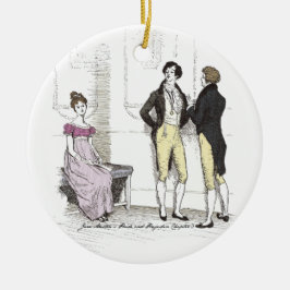 Niet goed genoeg, Jane Austen Pride & Prejudice Keramisch Ornament