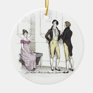 Niet goed genoeg, Jane Austen Pride & Prejudice Keramisch Ornament
