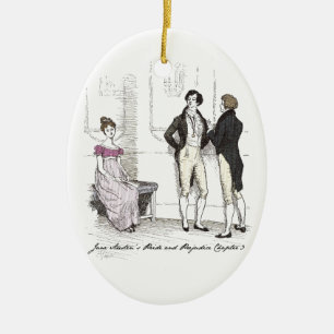 Niet goed genoeg, Jane Austen Pride & Prejudice Keramisch Ornament