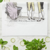 Niet goed genoeg, Jane Austen Pride & Prejudice Theedoek (Gevouwen)