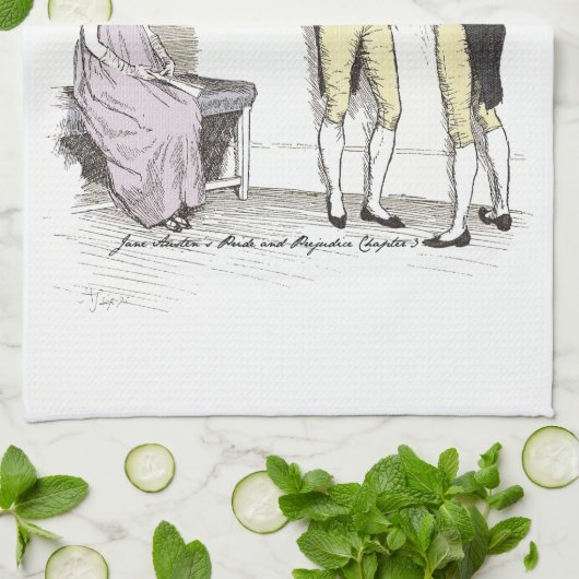 Niet goed genoeg, Jane Austen Pride & Prejudice Theedoek (Gevouwen)