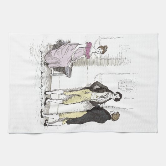 Niet goed genoeg, Jane Austen Pride & Prejudice Theedoek (Horizontaal)