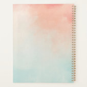 Niet goed peach en pastblauw zijn planner (Achterkant)
