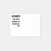 Niet goed voor mensen - Ing Post-it® Notes (Voorkant)